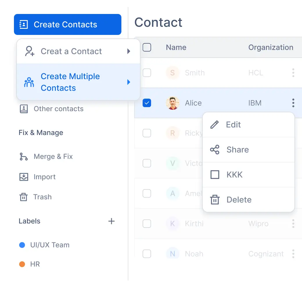 Organize and Collaborate