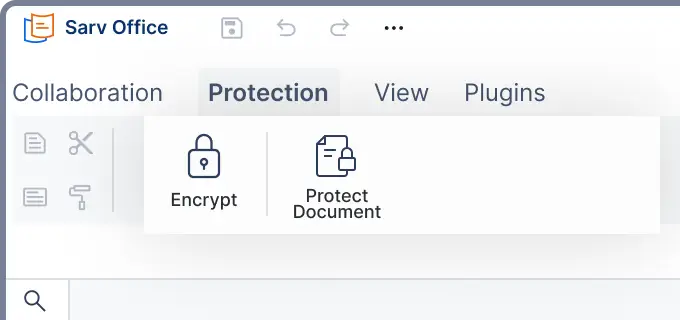 Document security features ensuring data protection and privacy