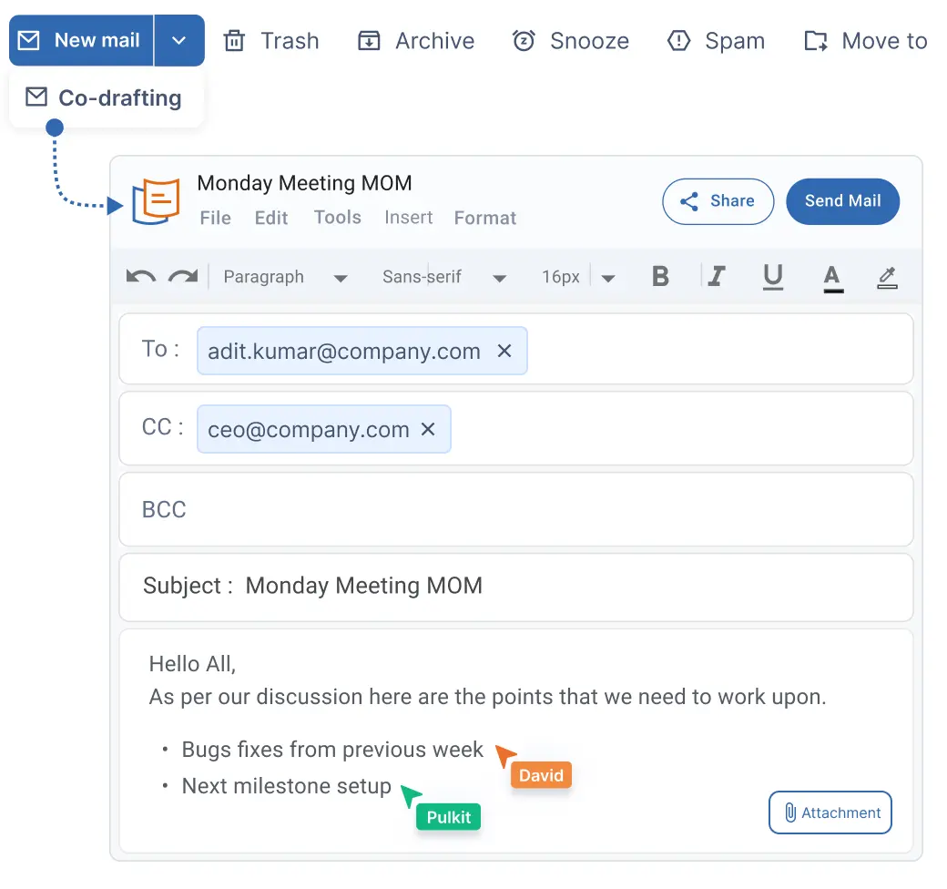 Invite, Join, and Work Together